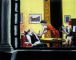 La Liberté (d‘après Hopper et Delacroix) - pastel sur papier - 26,5 x 21 cm - 8 sur 10 - 2014